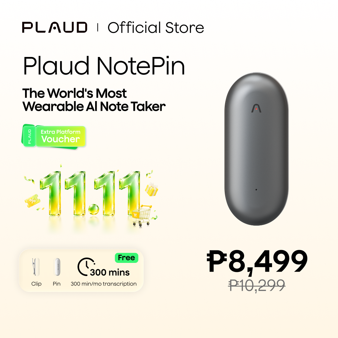 Plaud NotePin- Cosmic Gray