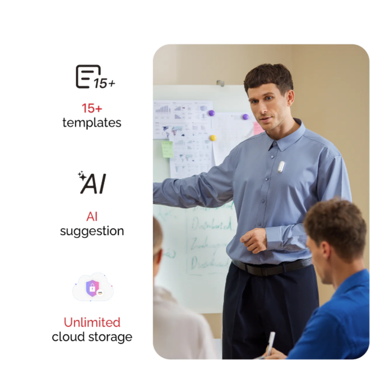 Plaud NotePin- Lunar Silver