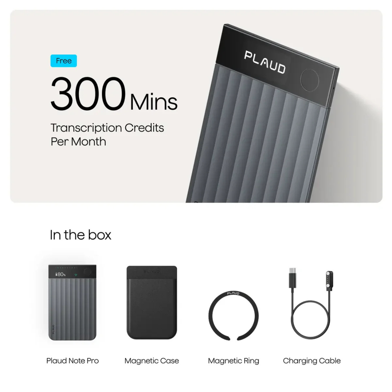 Plaud Note Pro- Black