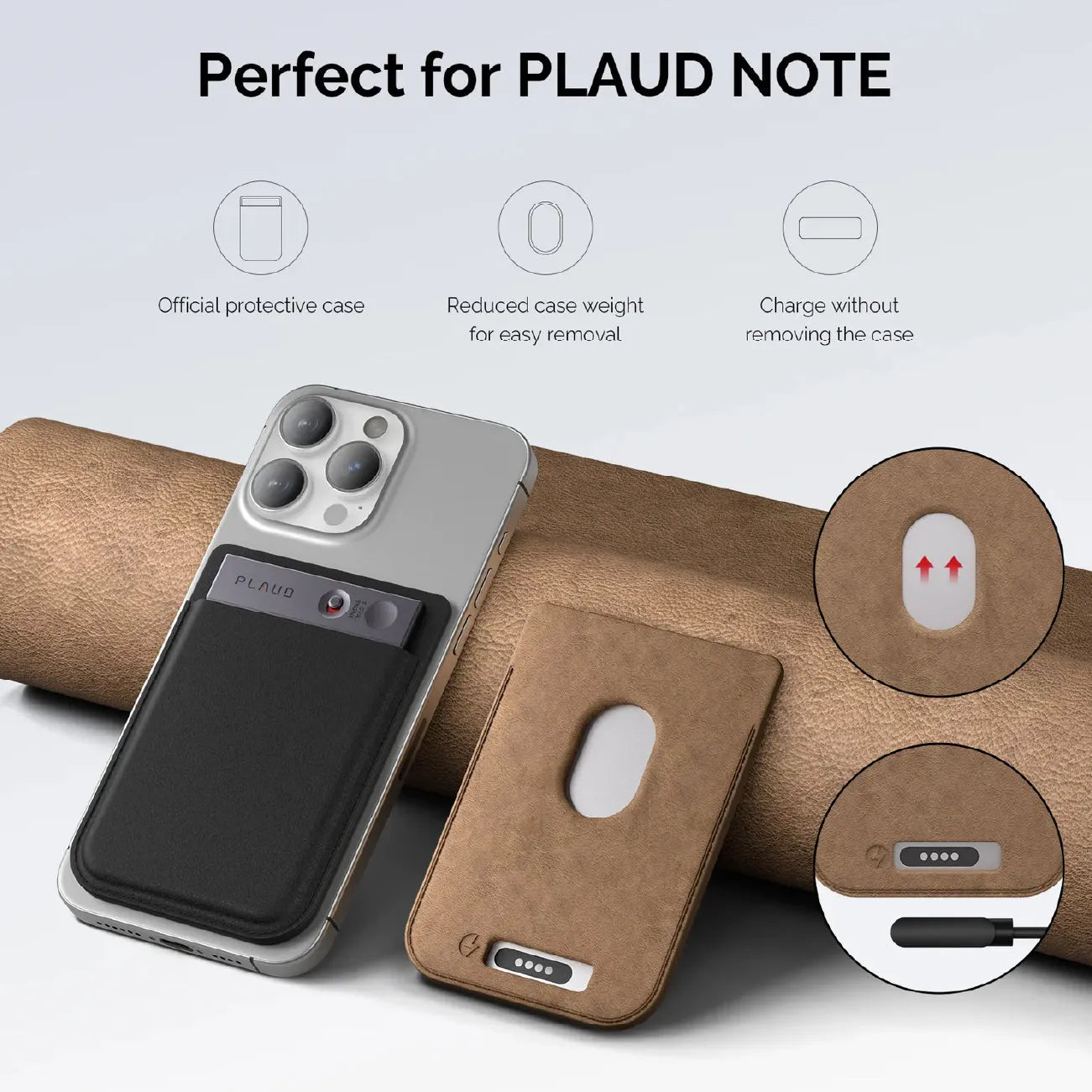 PLAUD.AI Plaud Note Magnetic Case Black