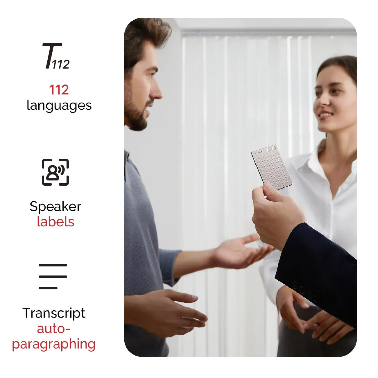PLAUD.AI Plaud Note AI Voice Recorder Starlight