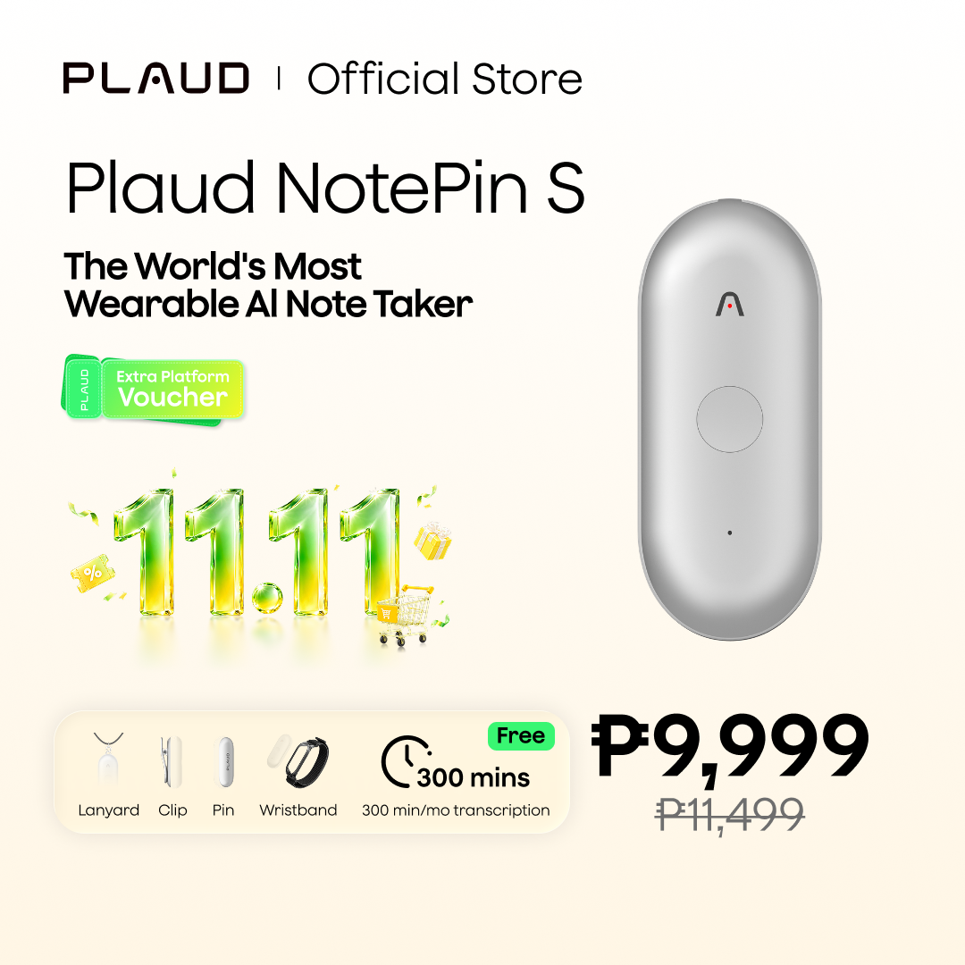 Plaud NotePin S- Silver