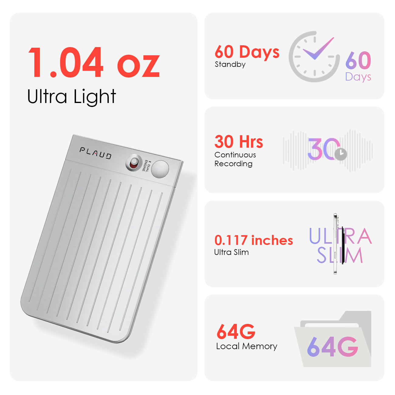 Plaud Note- Navy Blue