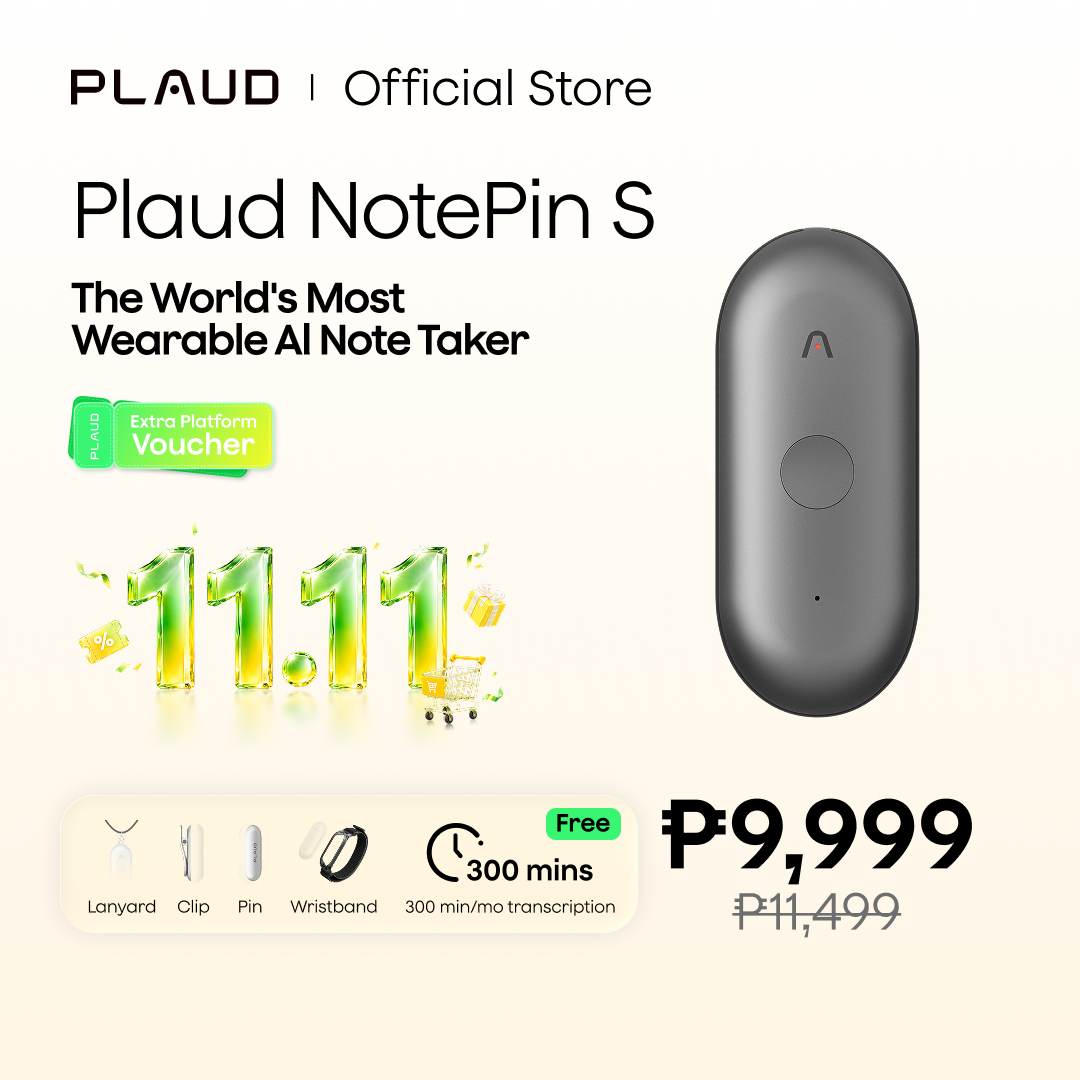 Plaud NotePin S- Black